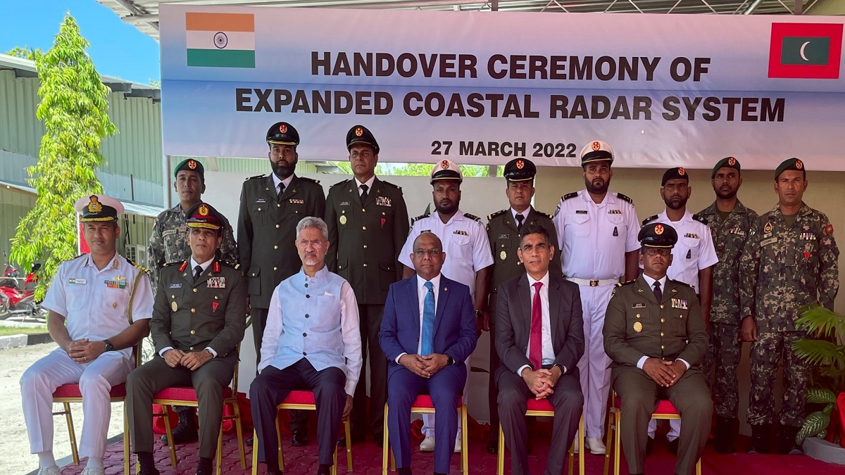 EAM S Jaishankar formally hands over Coastal Radar System to Maldives