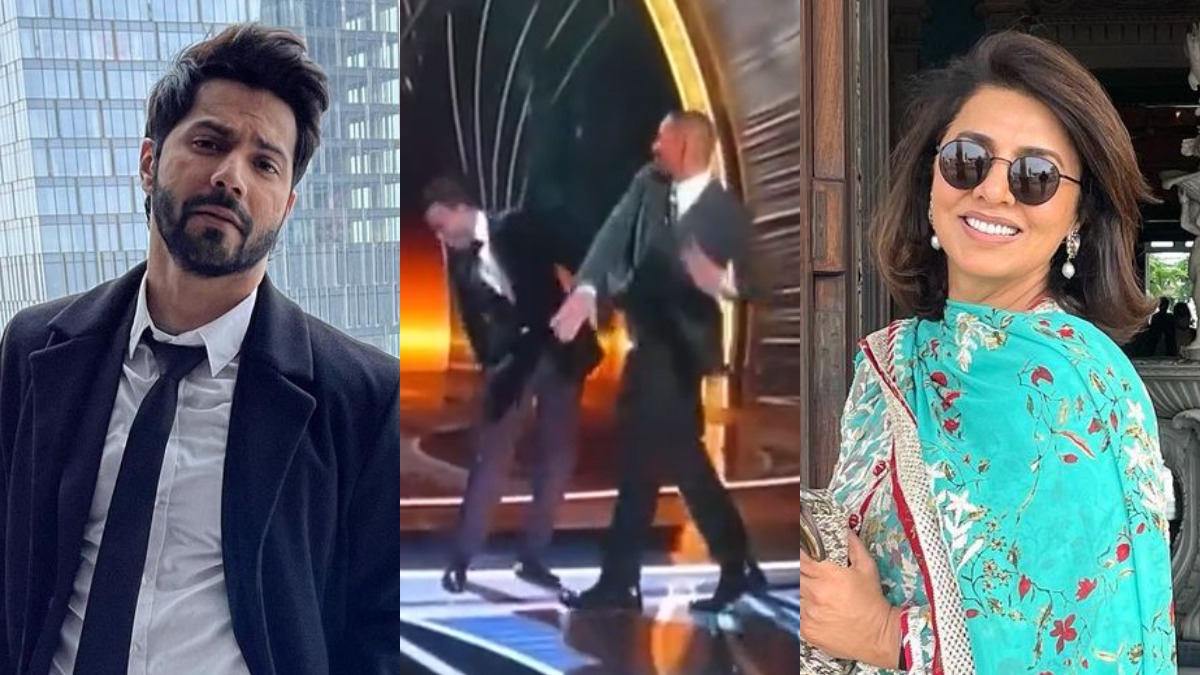 Varun Dhawan, Neetu Kapoor & other Bollywood celebs react to Will Smith-Chris Rock's Oscar conflict