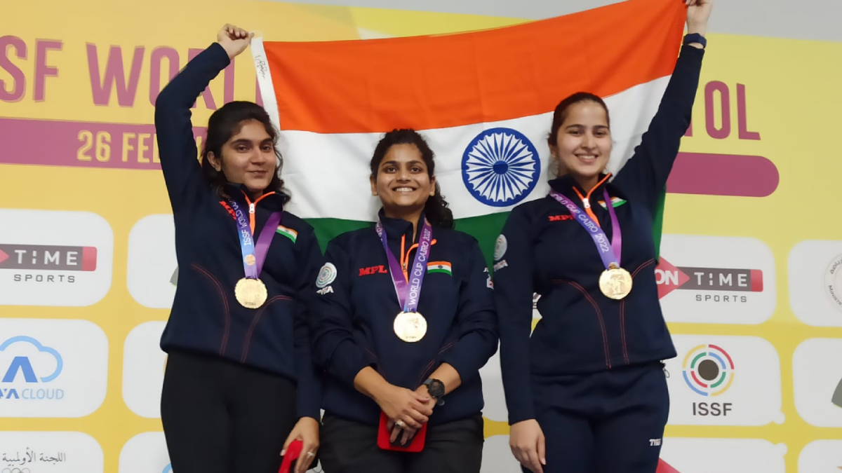 ISSF World Cup 2022: India win 3rd gold medal in Cairo