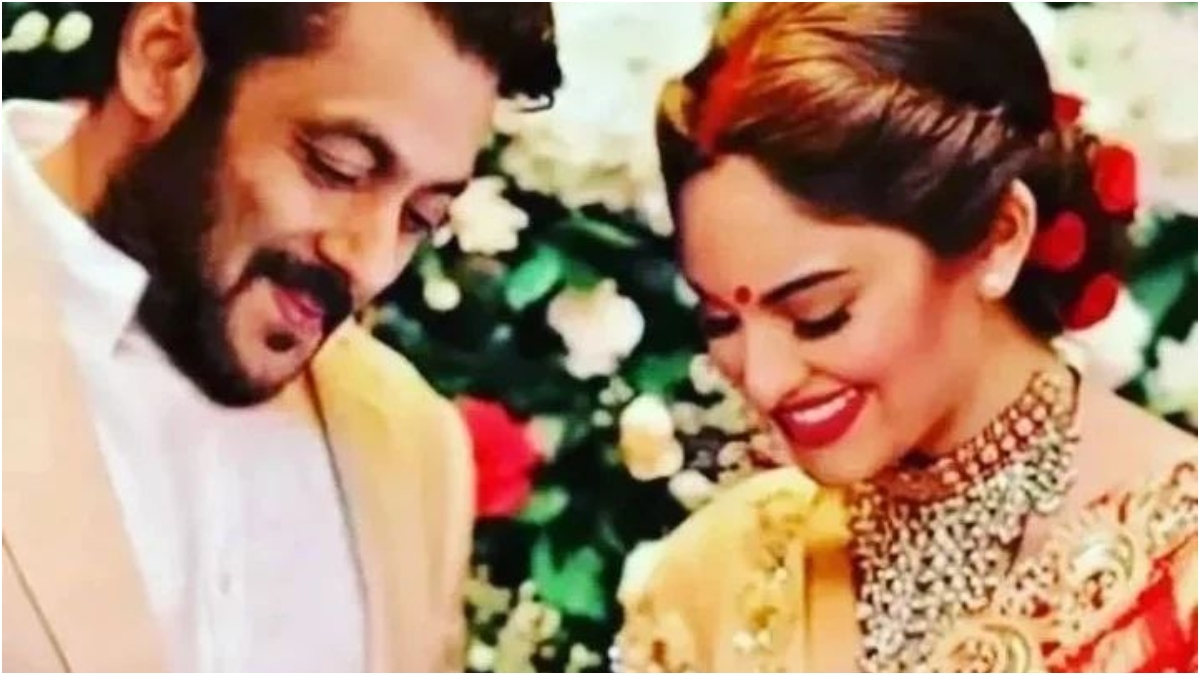 Salman Khan and Sonakshi Sinha's 'wedding' pic goes viral, Dabangg actress reacts