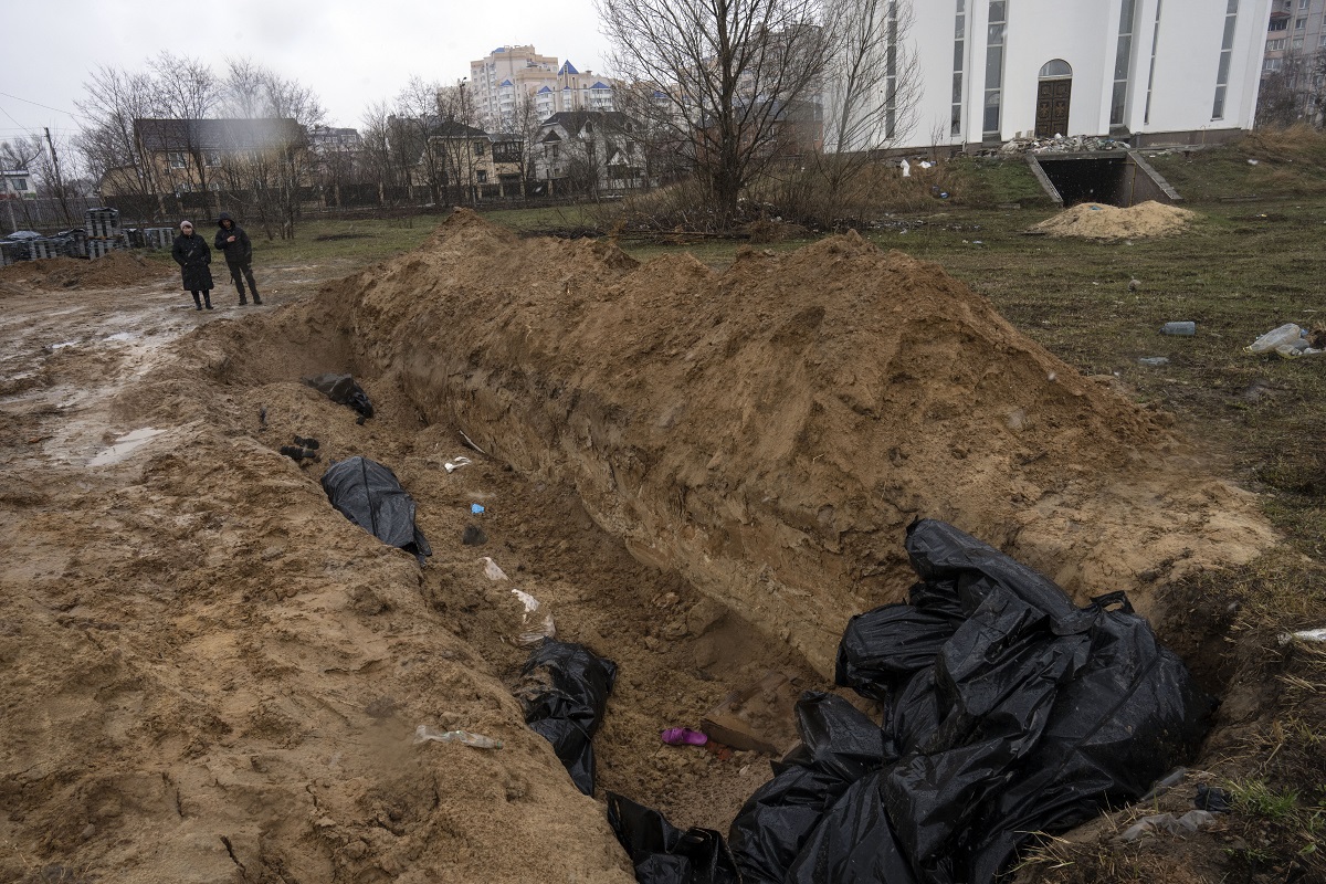 Bodies with hands tied, gunshot wounds found strewn on streets as Russian troops withdraw from Kyiv