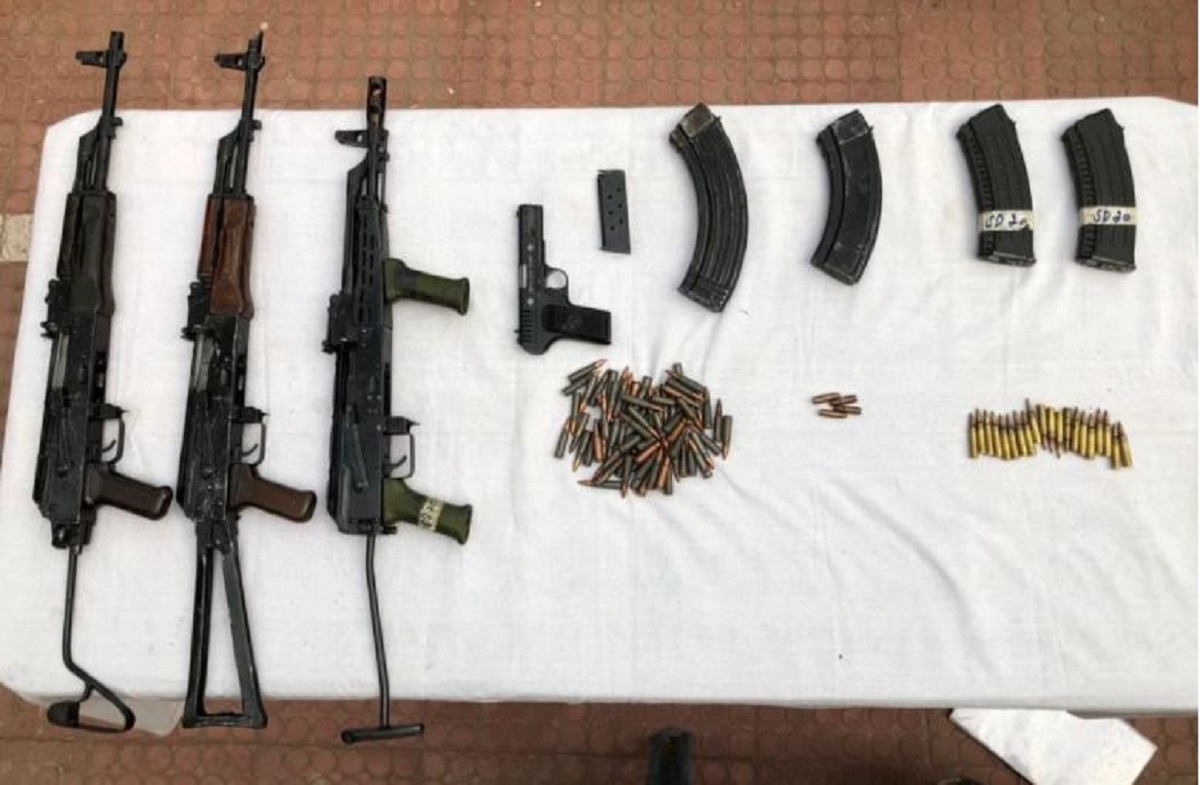 J&K: Terrorist hideout busted near LoC in Poonch; arms including Chinese pistol seized