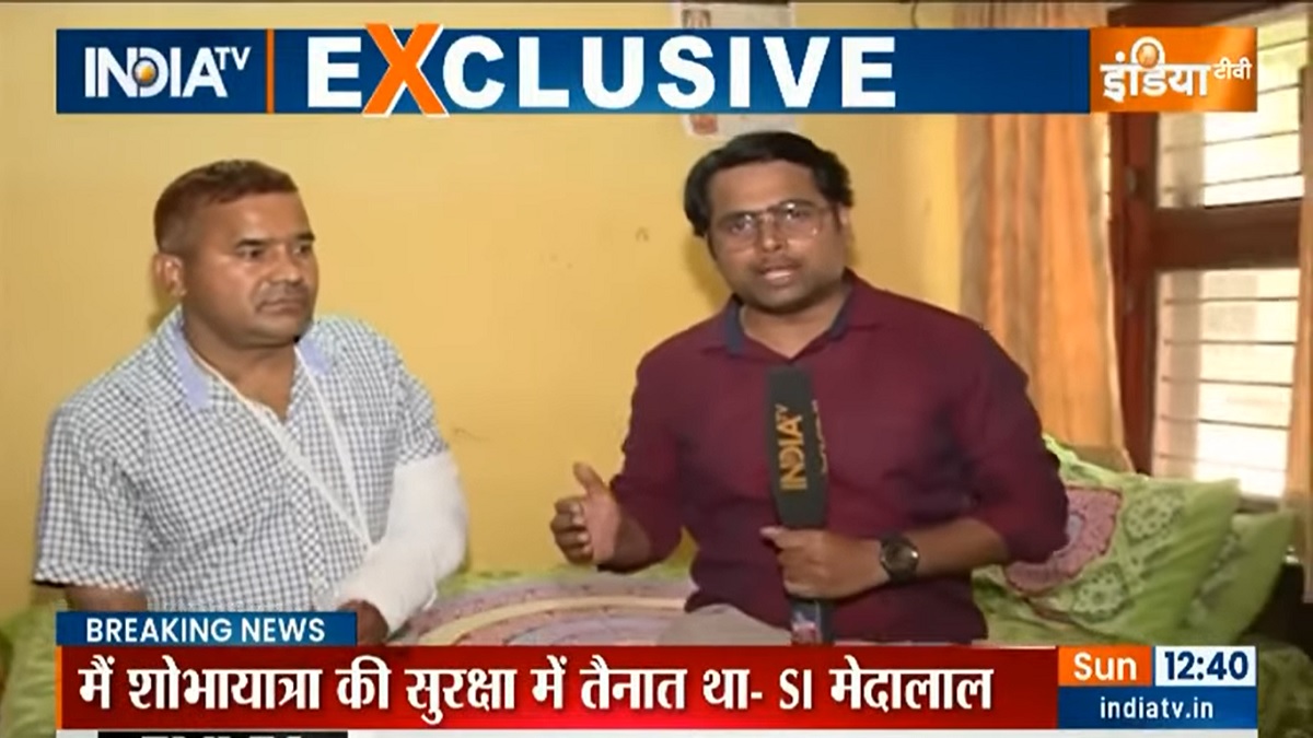 Jahangirpuri clash: Women, children pelted stones from rooftops, says injured cop | India TV Exclusive