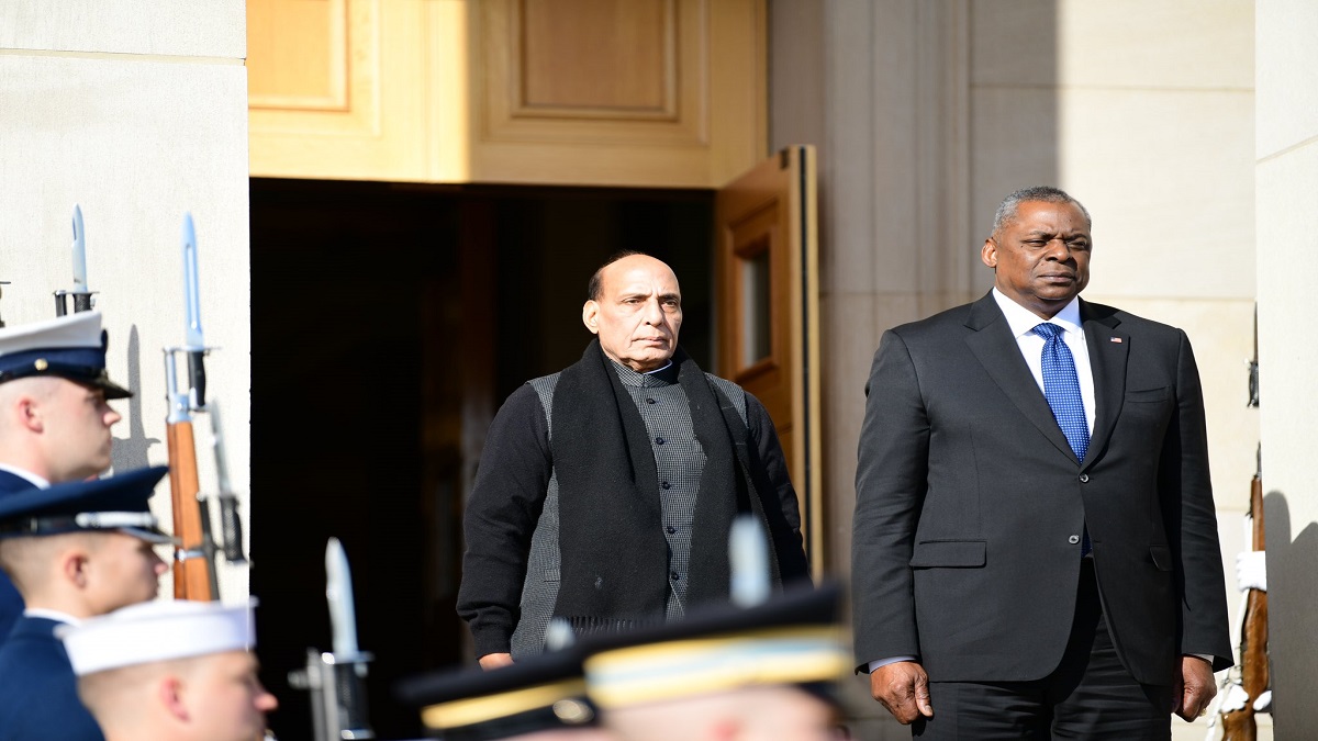 Rajnath Singh holds talks with US counterpart at Pentagon during US visit