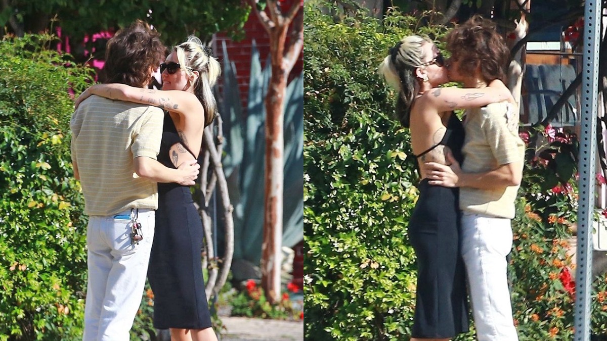 Miley Cyrus lock lips with boyfriend Maxx Morando as she confirms her