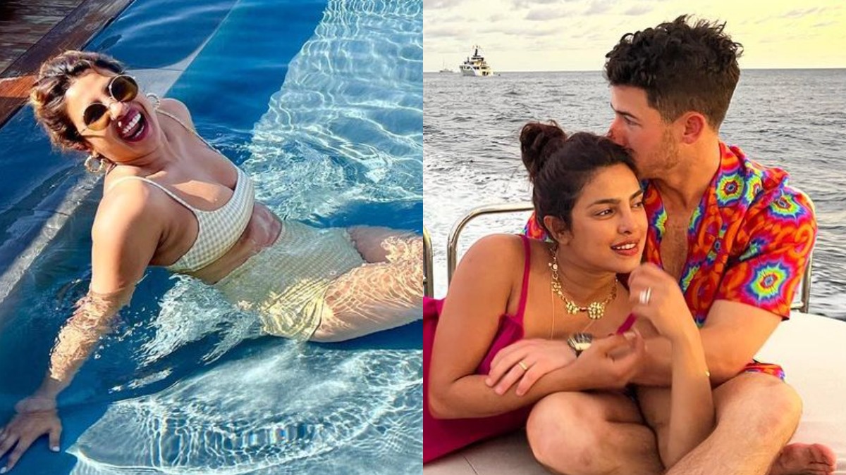 Priyanka Chopra's hot pics in yellow bikini make husband Nick Jonas go  'damn' | Celebrities News â€“ India TV
