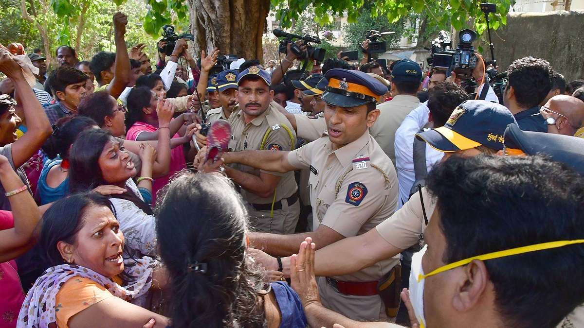 What led to state transport workers throwing slippers, rocks on Sharad Pawar's house? Explained