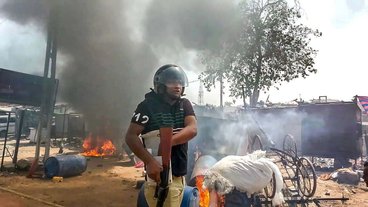 Bulldozers roll, raze in Gujarat's Himmatnagar days after stone-pelting on Ram Navami procession