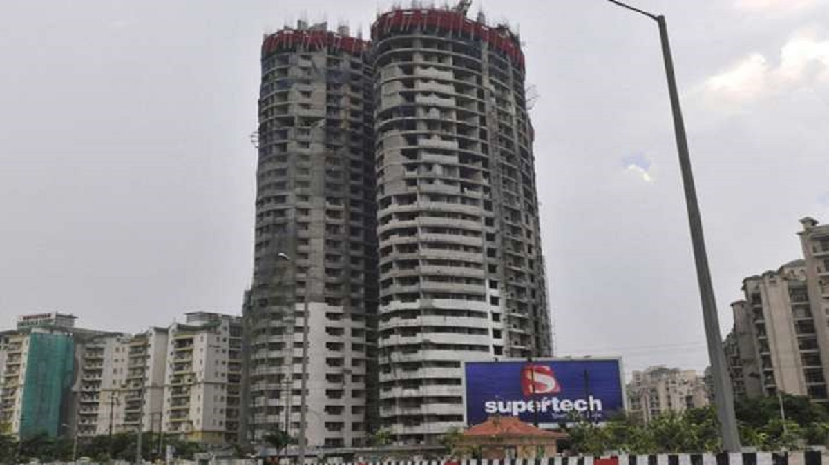 Demolition test blast at Noida's Supertech twin tower; 5 kg explosives used