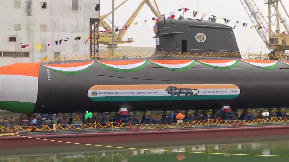 Vagsheer, the last of six submarines under Project 75, launched