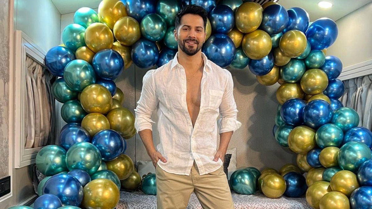 Varun Dhawan shares glimpse from his birthday celebrations on 'Bawaal' set; Karan Johar & others share wishes