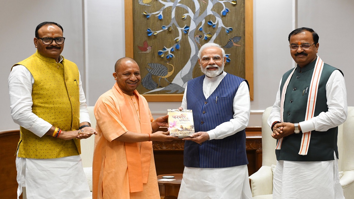 UP CM Yogi Adityanath meets President Kovind, PM Modi in New Delhi