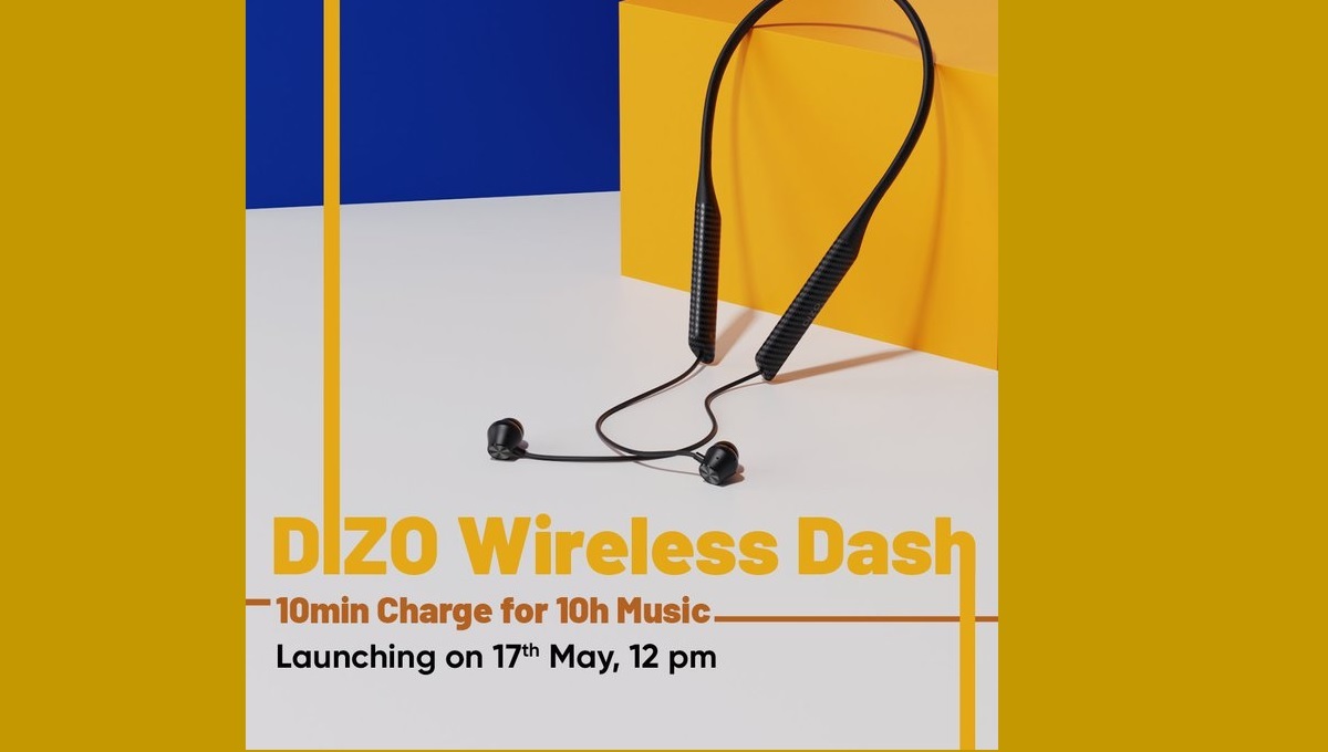 Dizo Wireless Dash Neckband is set to launch on May 17, here is all you need to know