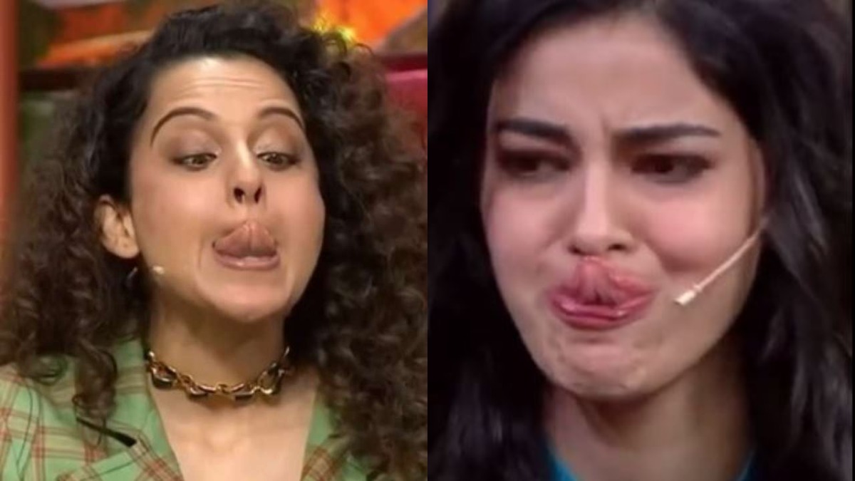 VIDEO: Kangana Ranaut mocks Ananya Panday's 'talent' of touching nose with tongue, calls her 'Bolly bimbo'