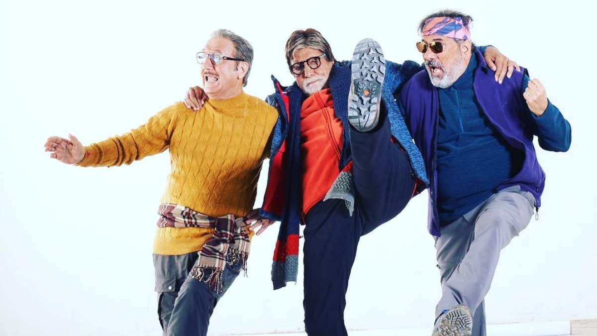 Amitabh Bachchan shares pic with 'Uunchai' co-stars Anupam Kher & Boman Irani: 'Ye umar ka tarkaja hai'