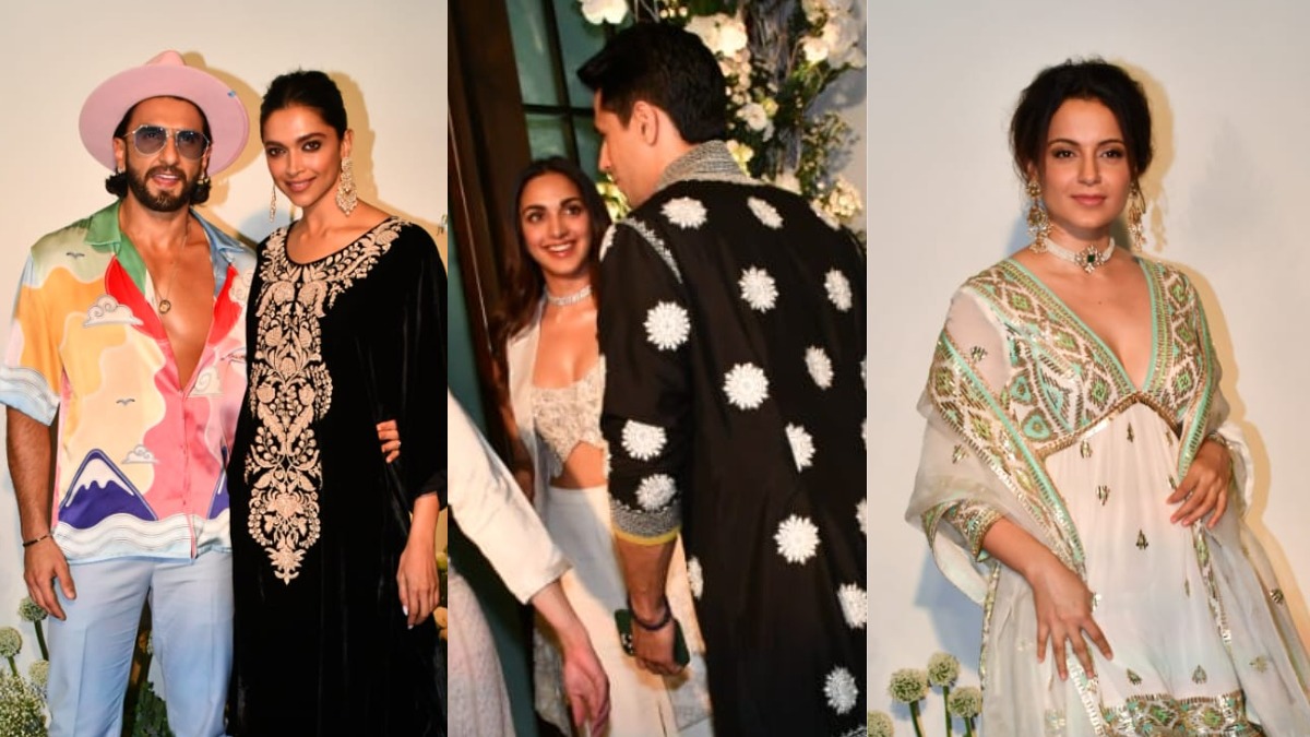 Deepika Padukone-Ranveer Singh to Sidharth-Kiara Advani, celebs join Salman Khan for Eid celebrations | PICS