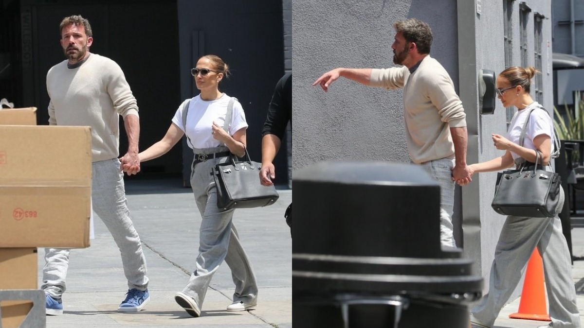 Jennifer Lopez-Ben Affleck walk hand in hand in matching outfits after skipping Met Gala; fans can't keep calm