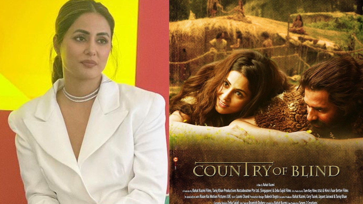 Hina Khan unveils the poster of her second film 'Country of Blind' at Cannes 2022 | Celebrities News – India TV