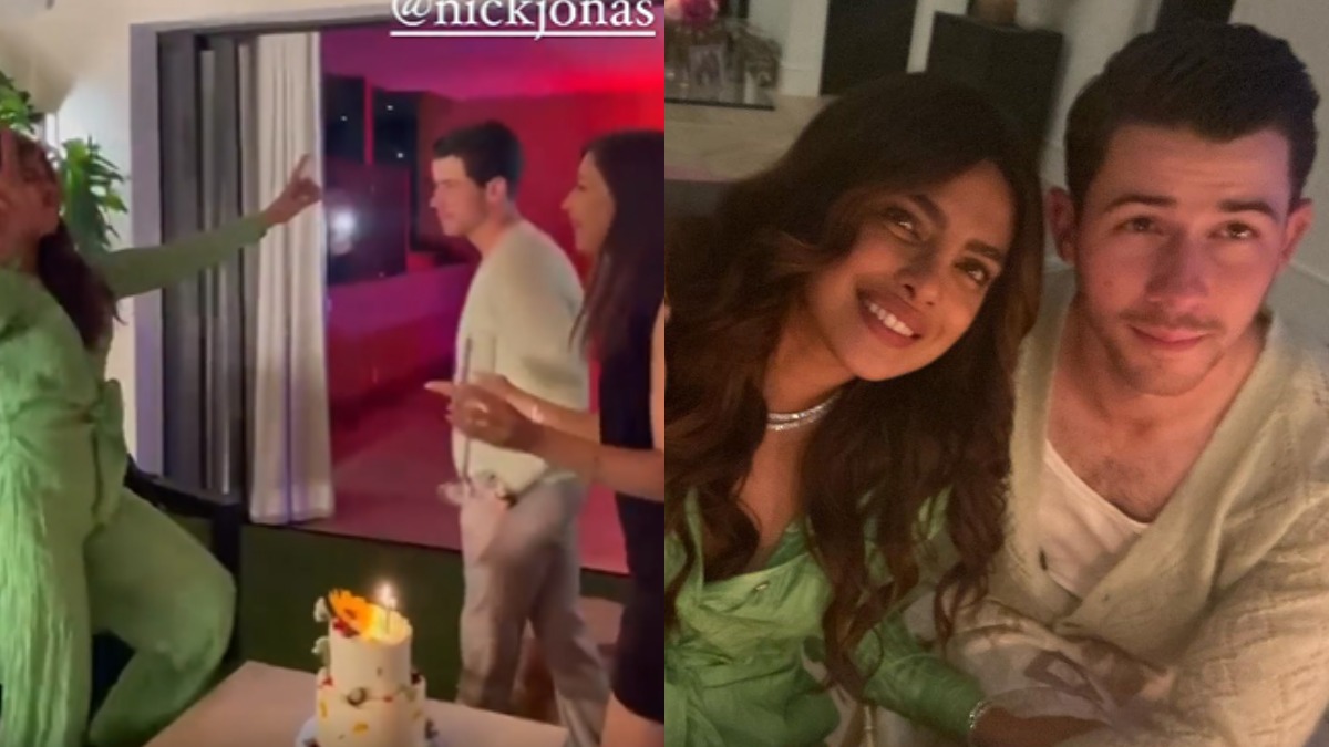 Priyanka Chopra's Bhangra moves on live dhol leave husband Nick Jonas stunned | WATCH