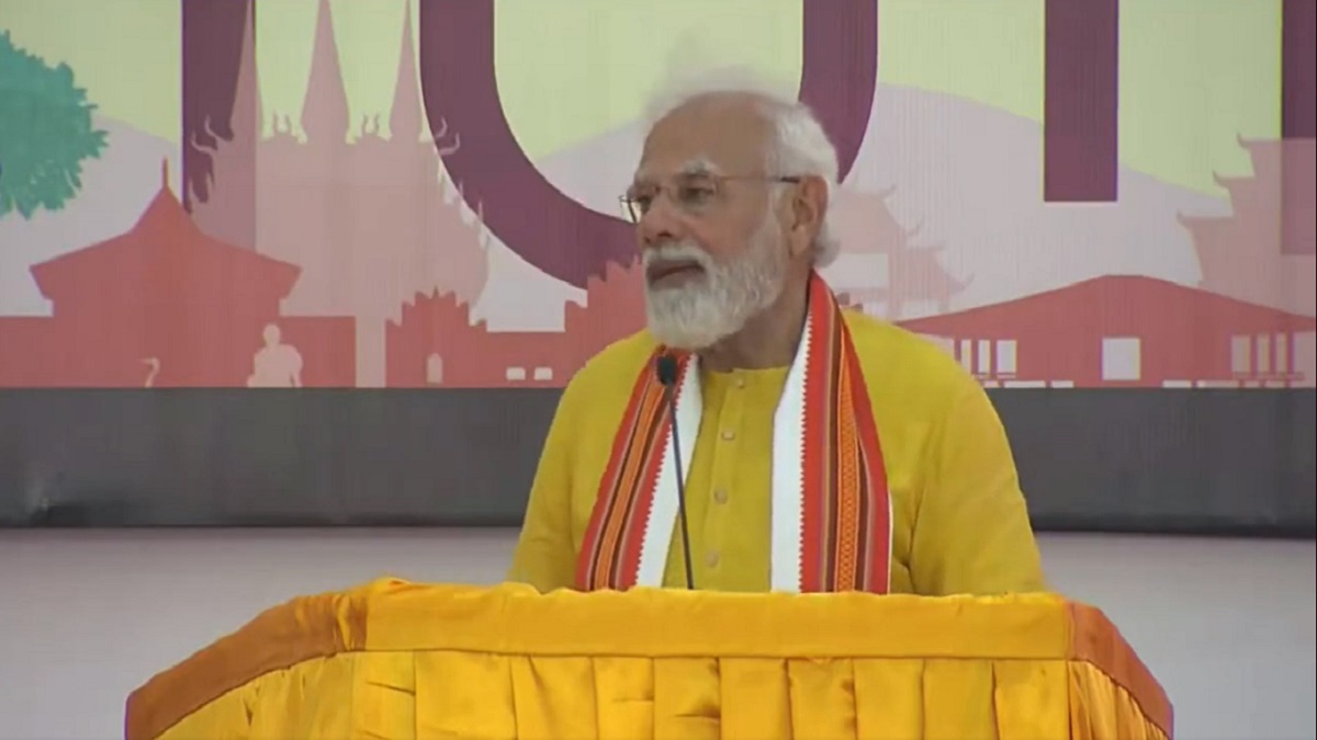 Buddha Jayanti: PM Modi was delivering a speech in Nepal on Monday.&nbsp;
