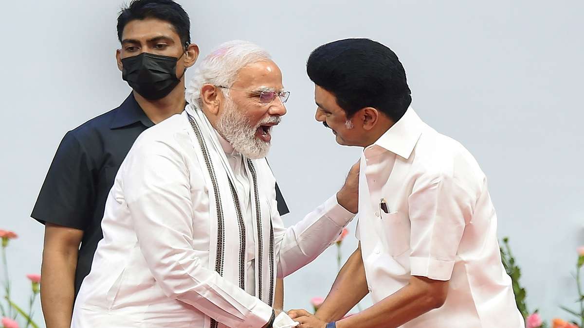 Chennai: Prime Minister Narendra Modi and Tamil Nadu Chief Minister MK Stalin
&nbsp;