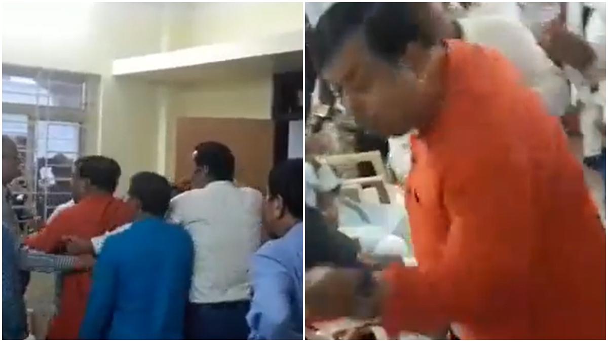 Scuffle breaks out among BJP MLAs after Manik Saha named next Tripura ...
