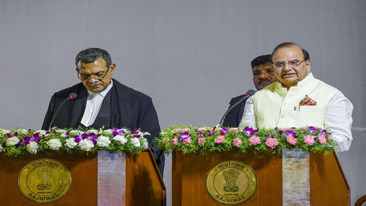 Vinai Kumar Saxena takes oath as Lieutenant Governor of Delhi