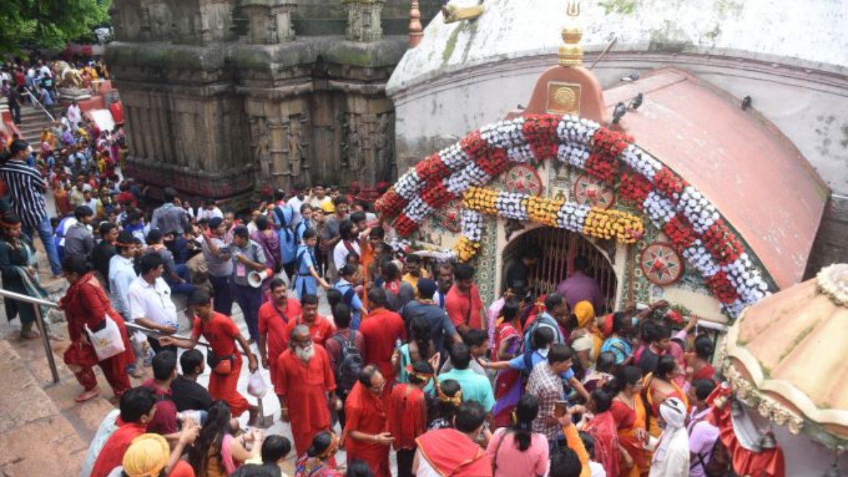 Kamakhya Temple Reopens Hundreds of devotees gather after the