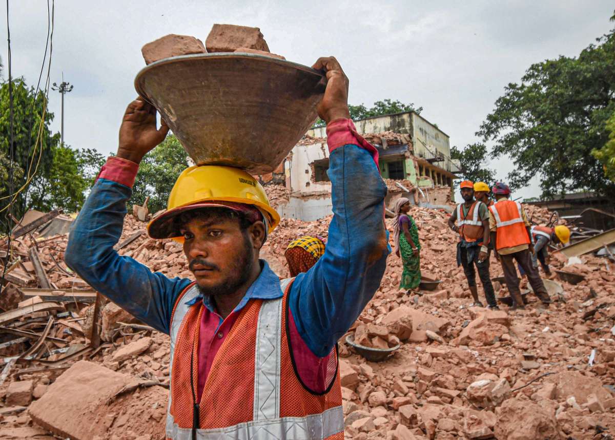 Labourer crushed under bricks during construction of a wall in south Delhi