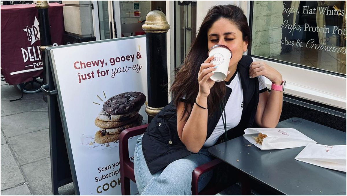 Kareena Kapoor Khan goes gaga over coffee after 2 years from her favourite restaurant in London | PIC