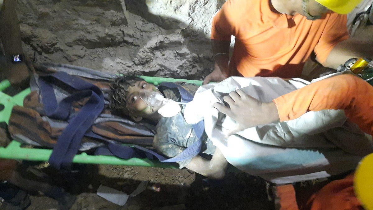 Chhattisgarh: Boy trapped in borewell saved after over 100-hours of rescue operation