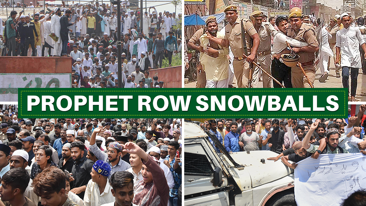 Prophet row: Protests erupt in UP, Delhi, Mumbai and Kolkata after Friday namaz; 109 arrested so far