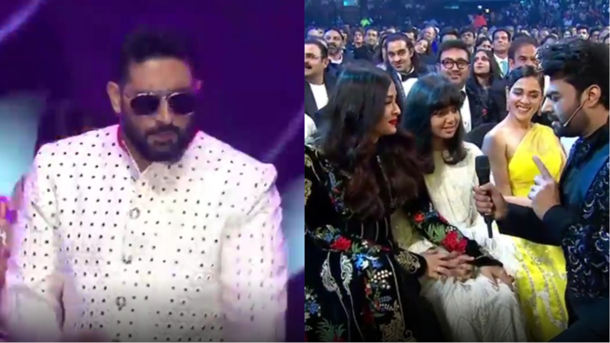 Aaradhya & Aishwarya Rai have an epic reaction to Abhishek Bachchan's IIFA performance; watch video here