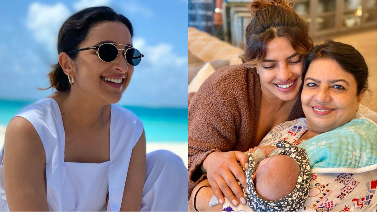 Priyanka Chopra Nangi Chudai - Parineeti Chopra meets Priyanka & Nick's daughter Malti Marie; calls her  'most beautiful' | WATCH | Celebrities News â€“ India TV