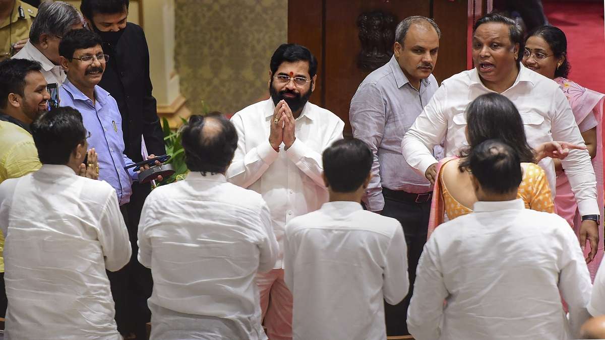 Maharashtra CM and Shiv Sena leader Eknath Shinde.