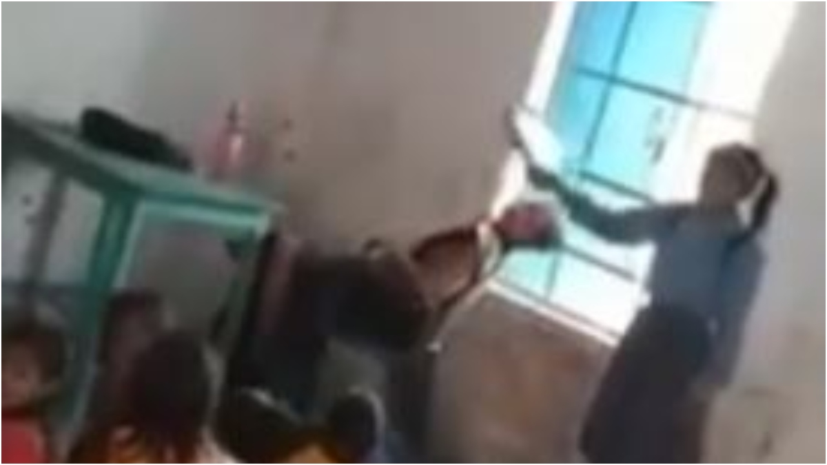 Bihar school video showing student fanning sleeping teacher in class sparks outrage on social media