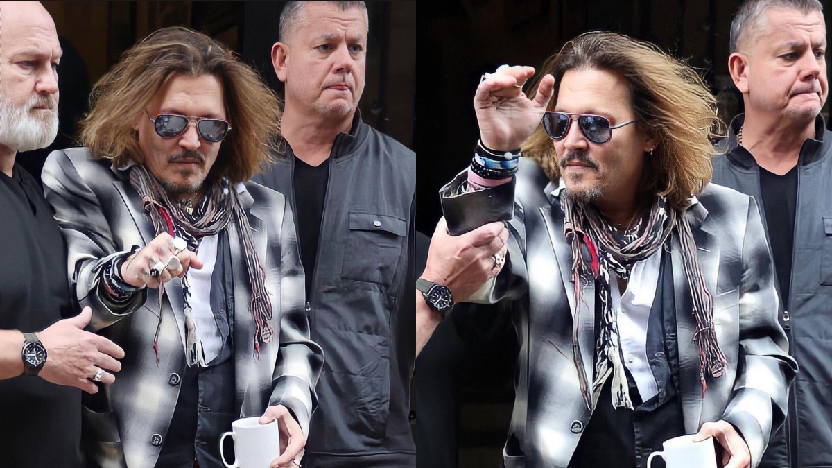 Here's why Johnny Depp looked distressed & needed assistance when leaving the Birmingham hotel