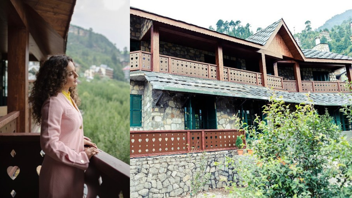 INSIDE Kangana Ranaut's new 'mountain style' house made of river stone in  Manali. See pics | Celebrities News – India TV