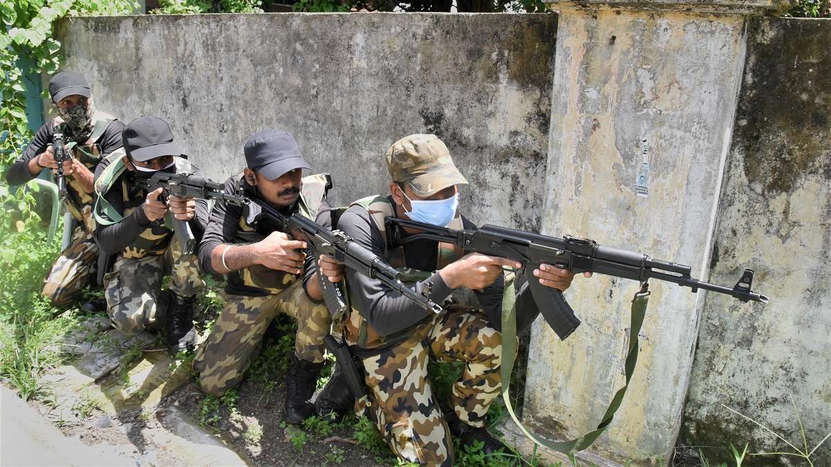 The search operation turned into an encounter in which two militants were killed.&nbsp;
