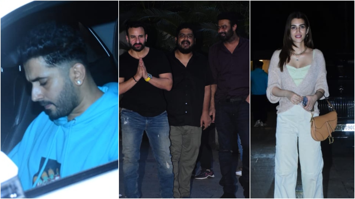 Prabhas, Saif Ali Khan, Kriti Sanon party in Adipurush director Om Raut ...