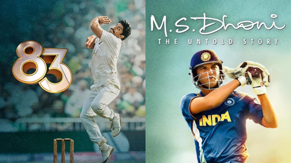 Ranveer Singhs 83 to Sushant Singh Rajputs MS Dhoni, heres list of movies and shows based on cricket Celebrities News