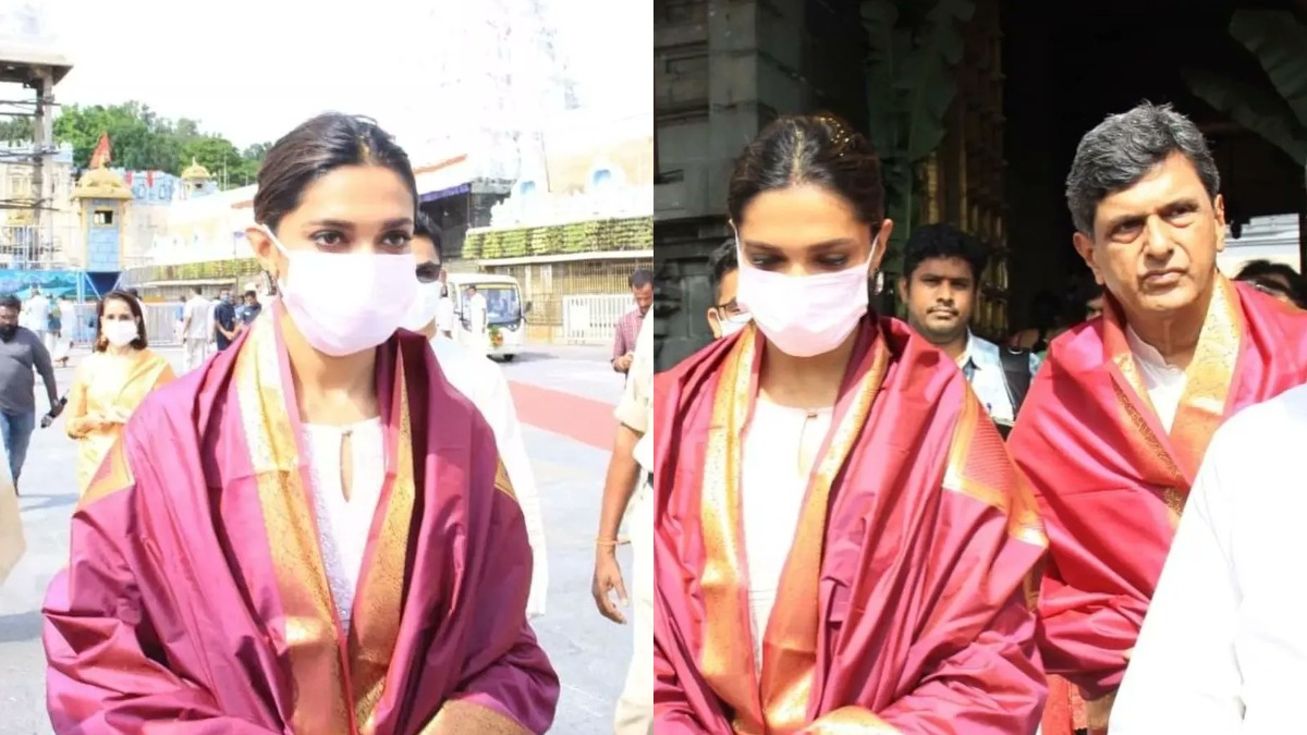 Deepika Padukone celebrates father Prakash Padukone's birthday by visiting Tirupati temple; see pics here