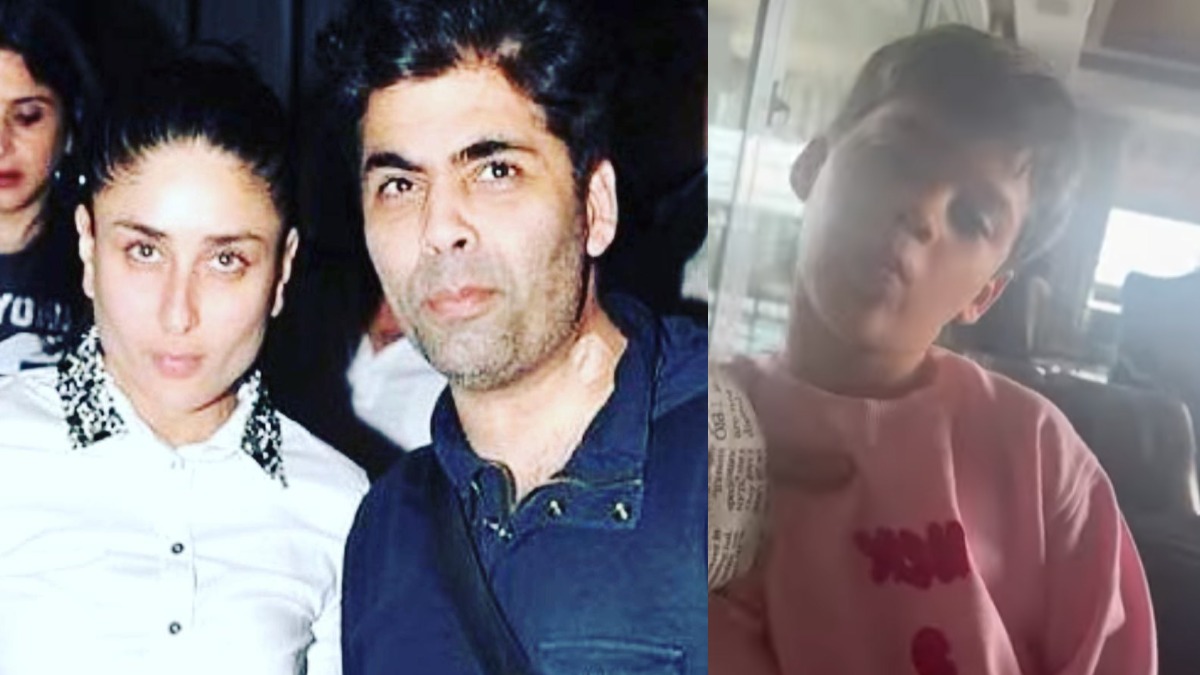 Karan Johar gets 'pout shamed' by son Yash Johar; Kareena Kapoor has the best reaction | WATCH