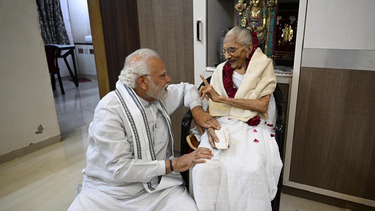 'Everything good in my life because of...': PM Modi pens heartfelt note on mother Hiraba's birthday