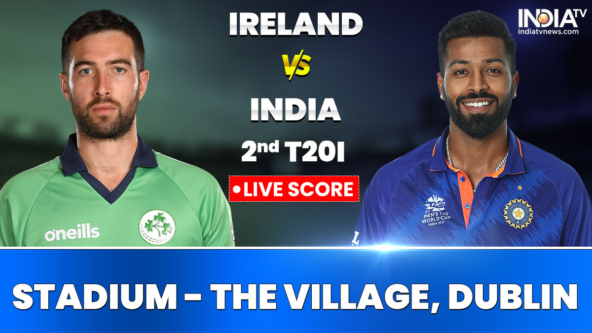 IND vs IRE 2nd T20I India win by 4 runs Cricket News
