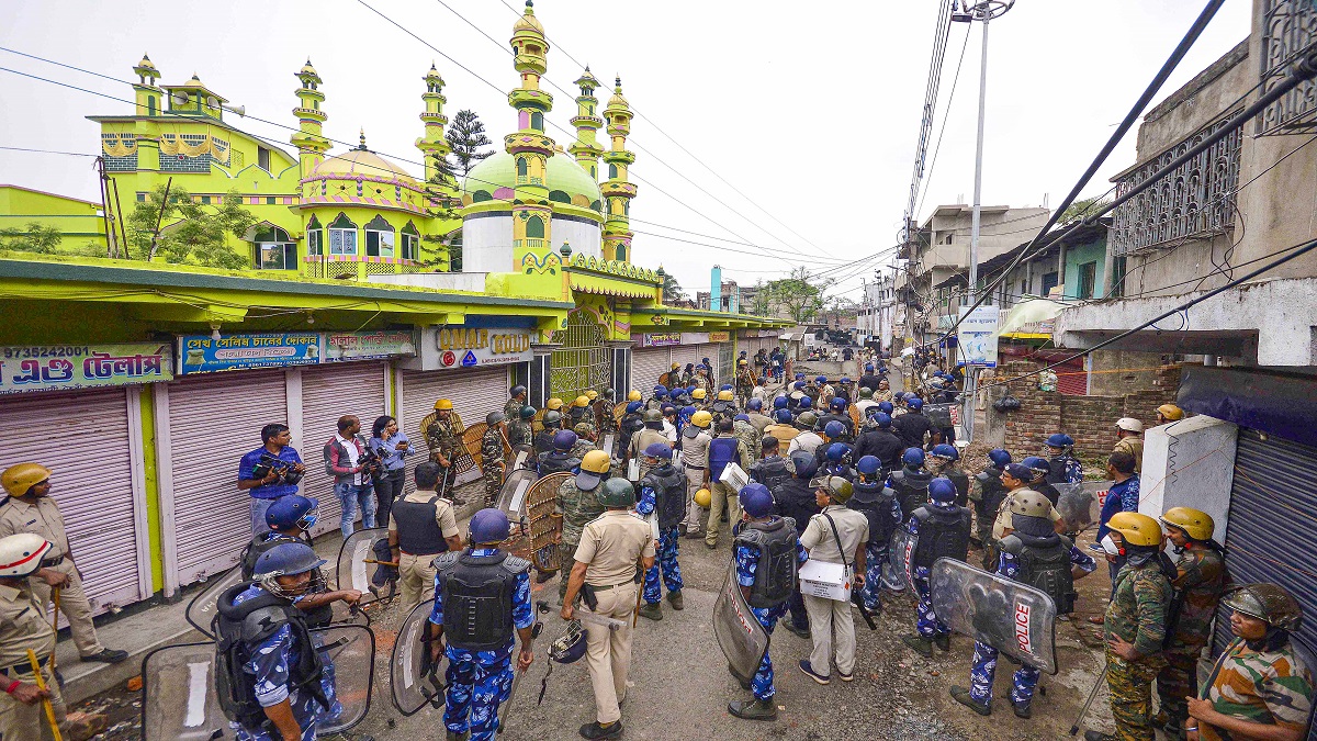 Prophet row: Bengal Police asks LoP not to visit violence-hit Howrah; he says will move court if stopped