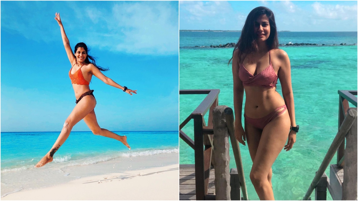 Shreya Sex Blue Sex Film Sex - Scam 1992' actress Shreya Dhanwanthary is a stunner in bikini pics, fans  say 'hotness overloaded' | Celebrities News â€“ India TV