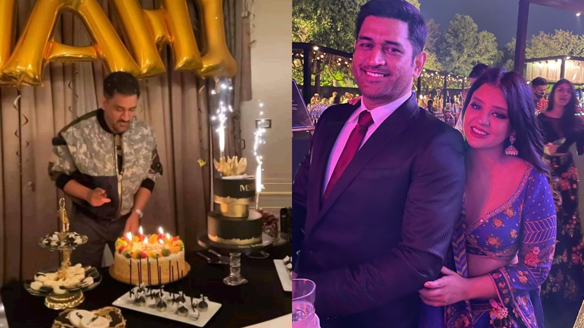 On MS Dhoni birthday wife Sakshi shares inside video from grand ...