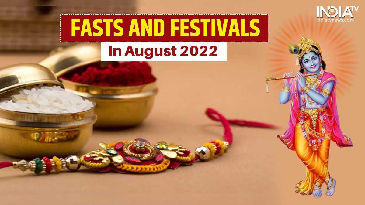 Fasts and Festivals In August 2022: Raksha Bandhan to Krishna Janmashtami, see complete list