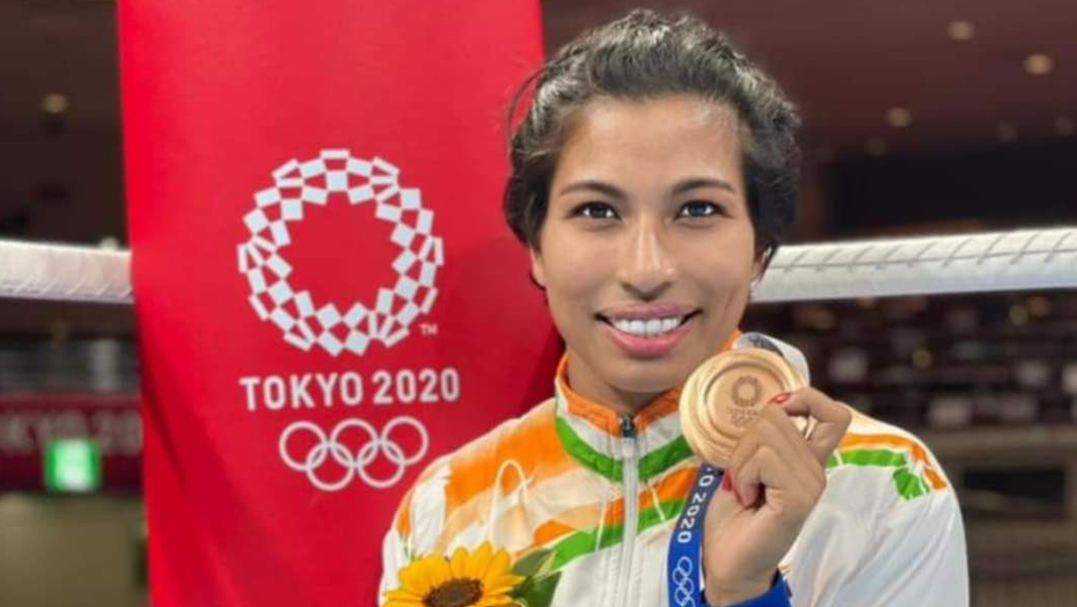 Lovlina won bronze medal at the Tokyo Olympics.